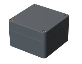 Bopla A 121 SIL (01121010) - obudowa aluminiowa z uszczelką silikonową (140 x 140 x 91 mm)