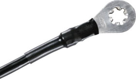 HellermannTyton 300-73180 Rurka termokurczliwa bez kleju TCN20X-12,7/4,8-BK, 2:1, od 12.70 mm do 4.80 mm, 1 m