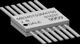 DFM (Military M83401/03) Thick Film Resistor Networks, Military, MIL-PRF-83401 Qualified, Type RZ030, Flat Pack