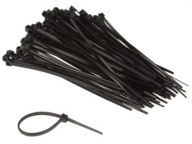 Velleman Nylon cable tie set - 2.5 x 100 mm - black (100 pcs)