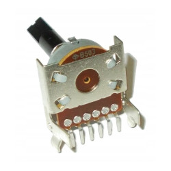 Potencjometr 2x50k (B50K) liniowy 6-pin / R-164KP-1 B503