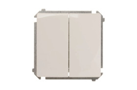 Simon Basic Łącznik świecznikowy z podświetleniem, szybkozłącza, biały BMW5L.01/11