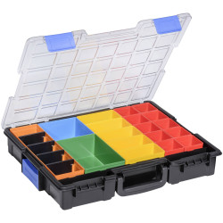 Allit 454210 EuroPlus Assortment Case 23 Compartments Transparent Cover