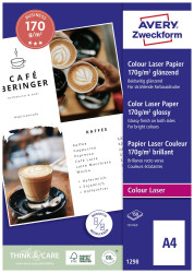 Avery-Zweckform Business Colour Laser Paper 1298 Papier do drukarek laserowych DIN A4 170 g/m² 150 ark. biały
