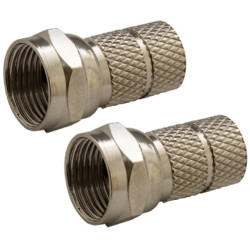 Wtyk antenowy F nakręcany 7,0mm na przewód YWDXpek /komplet 2szt./