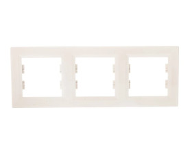 ASFORA Ramka potrójna pozioma kremowa EPH5800323
