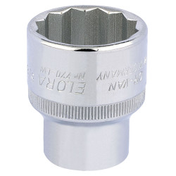 Elora 24872 5/8&quot; 1/2&quot; Square Drive Whitworth Bi-hexagon Socket