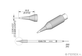 Grot C245731 do rączki JBC T245