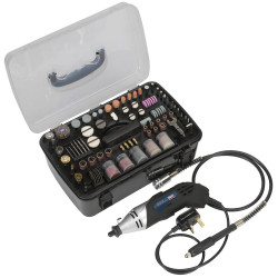 Sealey E5188 Multi-purpose Rotary Tool and Engraver Set 219 Piece 230V