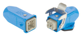 Harting 10360040008 Zestaw złączy męskich Łączna ilość styków: 4 + PE 1 szt.