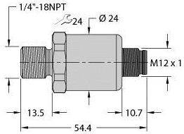 Turck Przetworniki ciśnienia 1 szt. PT100PSIG-1103-I2-H1143