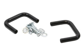 Uchwyt szuflady Stal szerokość: 25mm Hammond długość: 5mm Czarny Powłoka z czarnej farby proszkowej