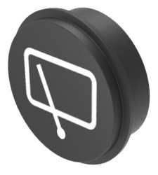 Nakładka do klawiatury, typ: Wkładka klawiatury, symbol — tylna wycieraczka okienna, do użytku z: Klawiatury serii 09