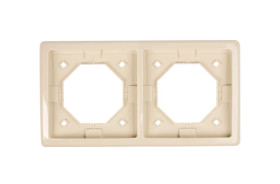 Simon Basic Standard Ramka bryzgoszczelna podwójna IP44 z uszczelką beżowa BMR2B/12
