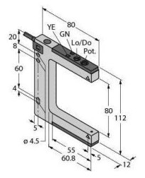 Fotokomórka Turck SLM80B6 3074981 1 szt.