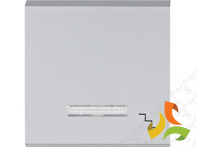 LUMINA Klawisz kontrolny z symbolem "Schody" srebrny WL6132 HAGER