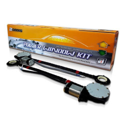 Podnośniki do szyb uniwersalne zestaw 2szt PW-2D 12V elektryczne