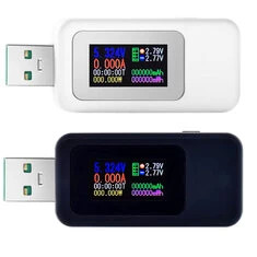 Tester USB KEWEISI Miernik cyfrowy napięcia Ametr 0,96 cala ekran IPS 4-30V 0-5A Protokół szybkiego ładowania QC3.0 PD Miernik p