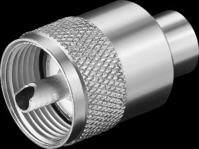 11321 UHF-Stecker, max. 6 mm Kabeldurchmesser