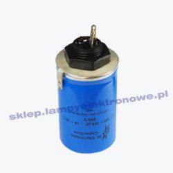 Kondensator 100+100uF/450V z gwintem "F&T" Germany
