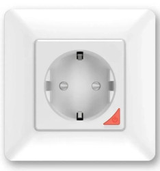 Inteligentne gniazdo SMART LIFE WALL SOCKET OUTLET 230V + SINGLE FRAME WIFI 1xUSB A 1xUSB C białe EXTRALINK EX.35717