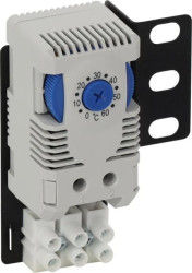 Termostat RAT do wentylatora szaf RACK do sterowania wentylatorami typu RAW, RAWP