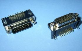 DSUB-26M-HD WT.KĄTOWY DO DRUKU TRÓJRZĘDOWY