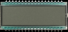DE301RS-20/6.35(3) LCD 7-segment, 8 digits, H:7.0 mm, reflective