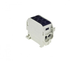 Złączka szynowa jednopolowa ZGX 1x35/2x25 mm2 czarna (Al/Cu) ENE-00516