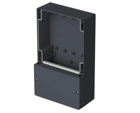 Bopla RD 1000 G-K (19131100) - tylna pokrywa z uszczelką i z dużą komorą zaciskową obudowy CombiCard 1000-3000 (133,4 x 223 x 48