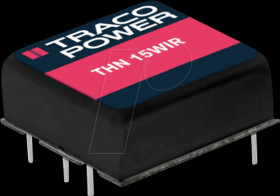 THN 15-2425WIR DC/DC converter THN 15WIR, 15 W, ±24 V, ±315 mA