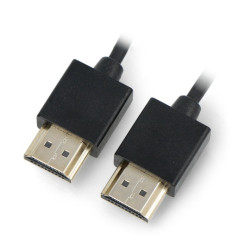 Przewód HDMI klasa 1.4 - czarny dł. 0,3m
