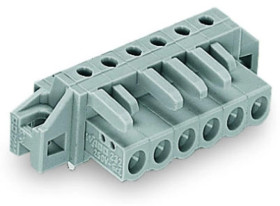 Gniazdo MCS-MIDI Classic kątowe 16-biegunowe szare raster 5mm 232-246/031-000 /10szt./