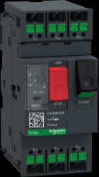 GV2ME22A TeSys GV2 motor protection switch, 20 A - 25 A, pushbutton, snap
