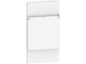 LIVING NOW Plakietka gniazda 2P+Z schuko z klapką - 2 moduły - biała KW04P LEGRAND