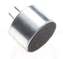 Mikrofon pojemnościowy montażowy KPCM18WB Φ9.7x6,5mm