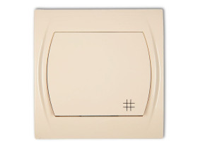 LOGO Wyłącznik krzyżowy beżowy 1LWP-6 KARLIK