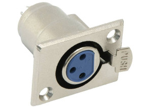 XLR-3G Gniazdo mikrofonowe XLR żeńskie na panel