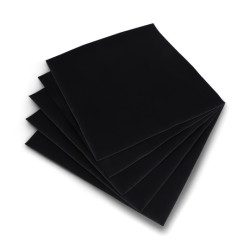 Skóra do grawerowania - czarna - 300x300mm - 5szt.