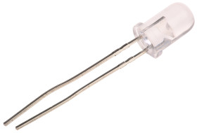 LED, THT, czerwona, 2-Pin, 2,1 V, 30 °, Broadcom