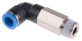 Złączka pneumatyczna R 3/8 męskie Wciskane 10 mm Festo Adapter gwintowany kolankowy R 3/8 męskie