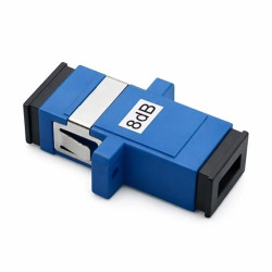 Qoltec Tłumik światłowodowy SC/UPC (F) - SC/UPC (F) Singlemode 8dB