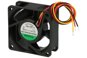 Wentylator; PE60251BX-000U-G99; 60x60x25mm; kulkowe; 12V; DC; 5,12W; 68m3/h; 46dB; 426mA; 7600RPM; 3 przewody z czujnikiem obrot