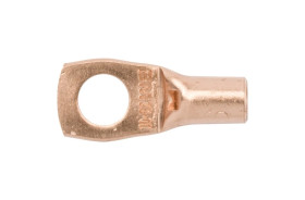 Końcówka oczkowa rurowa 25/M10 miedź niecynowana KN25F10