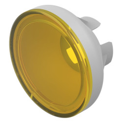 Soczewki do wskaźników, 70-911, Żółty, Okrągły, średnica: 15.4, długość: 13.2