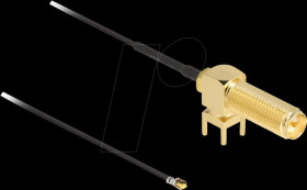 12032 Antenna cable, RP-SMA 90° PCB socket / MHF® 4L plug