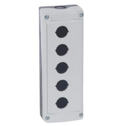 Obudowa kasety 5-otworowa 22mm szara 024205