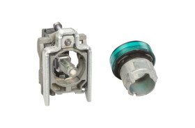Lampka sygnalizacyjna 22mm zielona 230-240V AC LED XB4BVM3