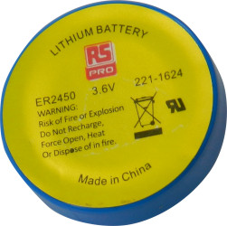 Bateria pastylkowa ER2450 500mAh 3.6V Lit-chlorek tionylu