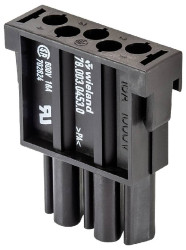 Wkładka modułowa 78.003.0453.0 Wieland Electric Łączna ilość styków 4 10 szt.